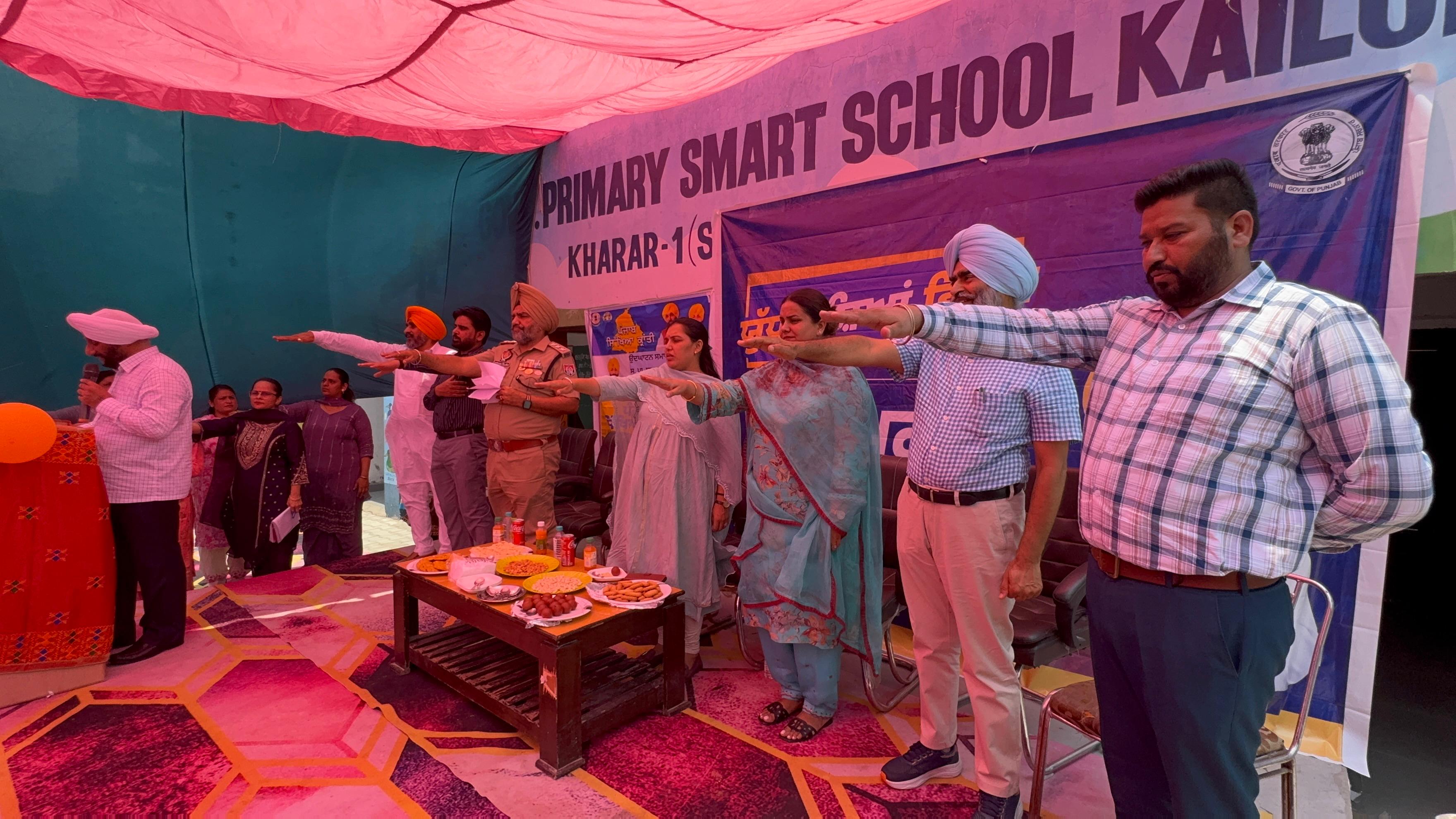 As per the directions of MLA Kulwant Singh, a drug-free yatra was held with the War Against Drugs Defense Committees.